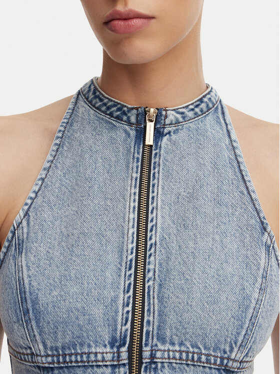 Armani Exchange Armani Exchange Jeanskleid XW002261 AF21338 MB001 Blau Regular Fit