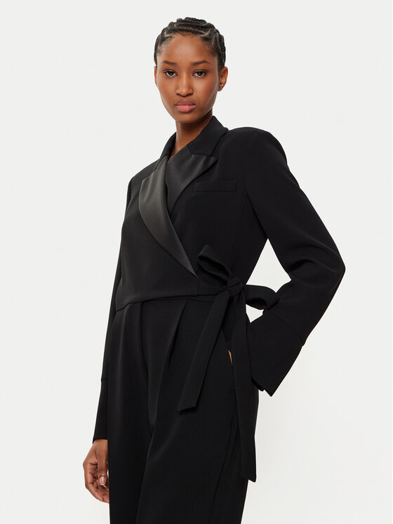 Weekend Max Mara Weekend Max Mara Kezeslábas Baviera 2515241021 Fekete Straight Fit