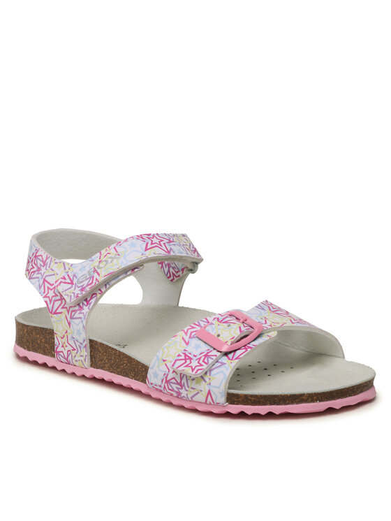 Geox J Adriel Girl C sandalen, lichtroze, 33 EU, lichtroze, 33 EU