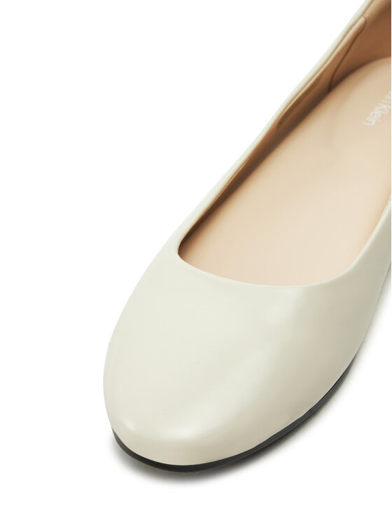 Calvin Klein Calvin Klein Balerinke Round Ballerina HW0HW02449 Écru