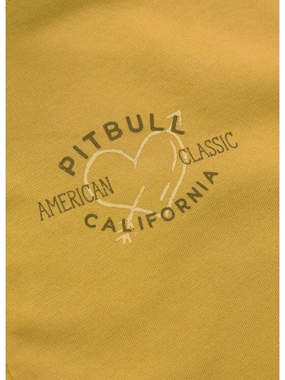 PITBULL PITBULL Bluza MANZANITA HEART Żółty Regular Fit