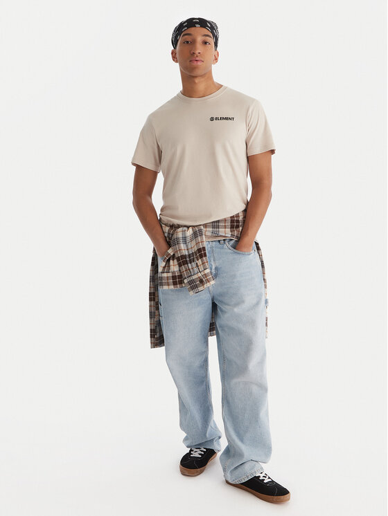 Element Element T-Shirt Blazin Chest ELYZT00595 Beige Regular Fit