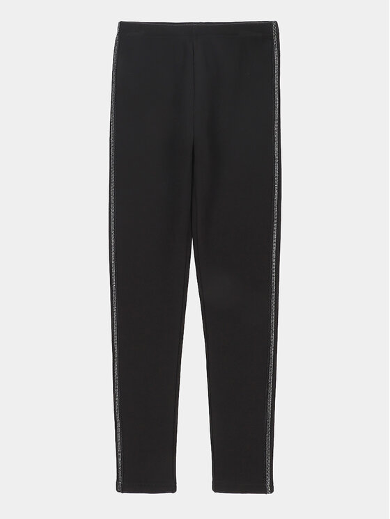 Coccodrillo Coccodrillo Leggings ZC3122601GGK Crna Slim Fit