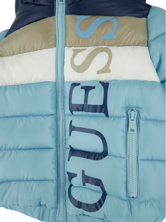 Guess Guess Zimné bundy N5BL09 WEGY0 Modrá Regular Fit