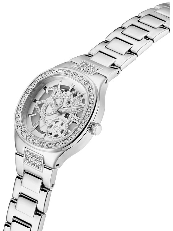 Guess Guess Hodinky GW0941L1 Strieborná