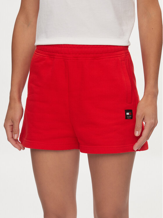 Tommy Jeans Tommy Jeans Sportovní kraťasy New Cls DW0DW17772 Červená Relaxed Fit