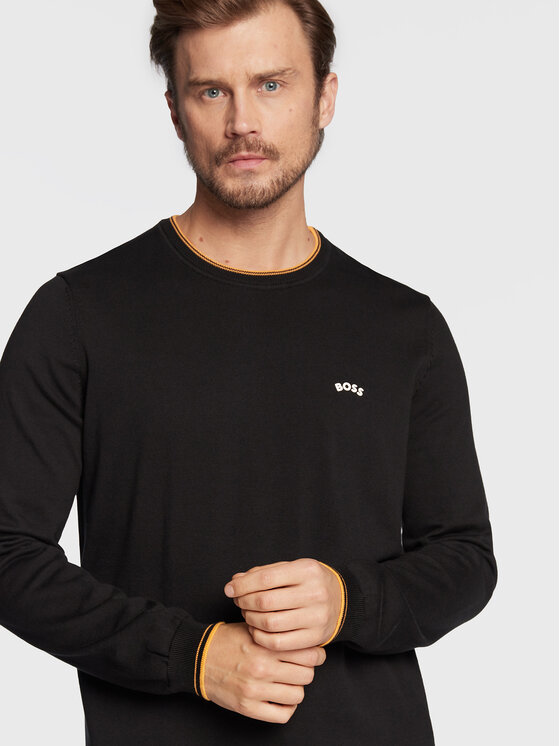 Boss Pullover Ritom_W22 50475068 Schwarz Regular Fit | Modivo.de