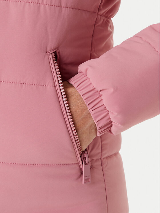Tommy Jeans Tommy Jeans Bunda pro přechodné období DW0DW20959 Růžová Slim Fit