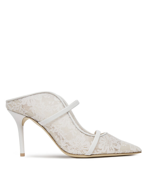 MALONE SOULIERS Ciabatte Maureen 85-269 Bianco, taglia : 38