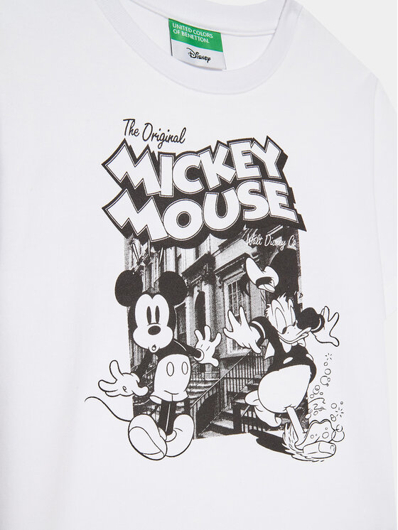United Colors Of Benetton T shirt DISNEY 3096G10B3 Bianco Regular