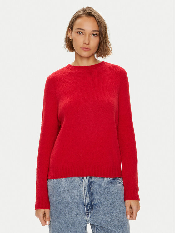 Weekend Max Mara Sveter Ghiacci 2425366111 Červená Standard Fit