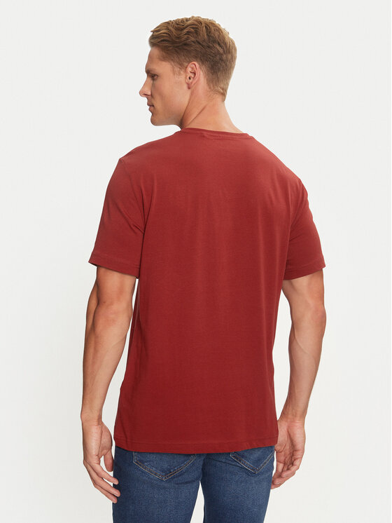 Mustang Mustang T-Shirt Austin 1014695 Rot Regular Fit