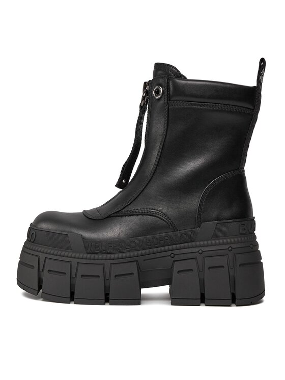 Buffalo Buffalo Stivaletti Gospher Zip Boot BN1622350 Nero