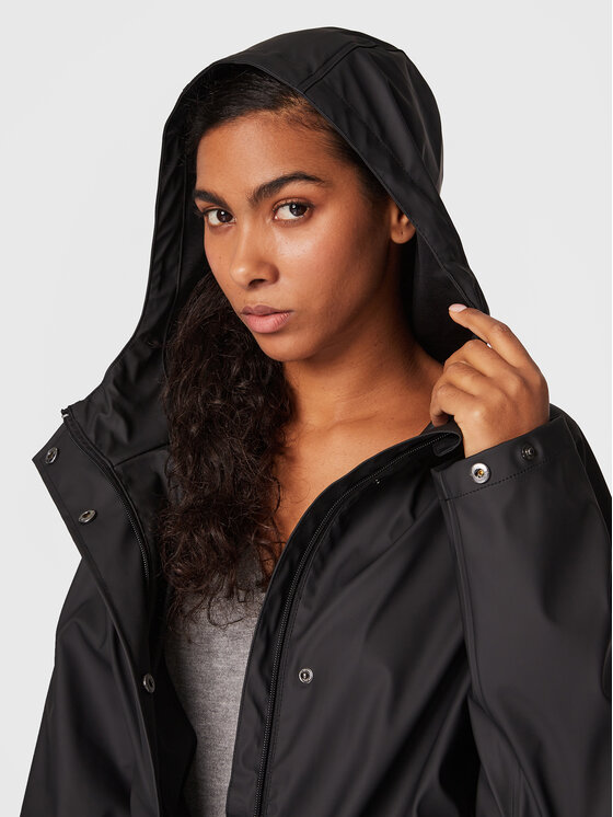 ICHI ICHI Lietus jaka Tazi 20102965 Melns Regular Fit