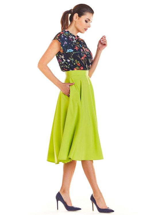 Infinite You Infinite You Spódnica M190 Żółty Basic Fit