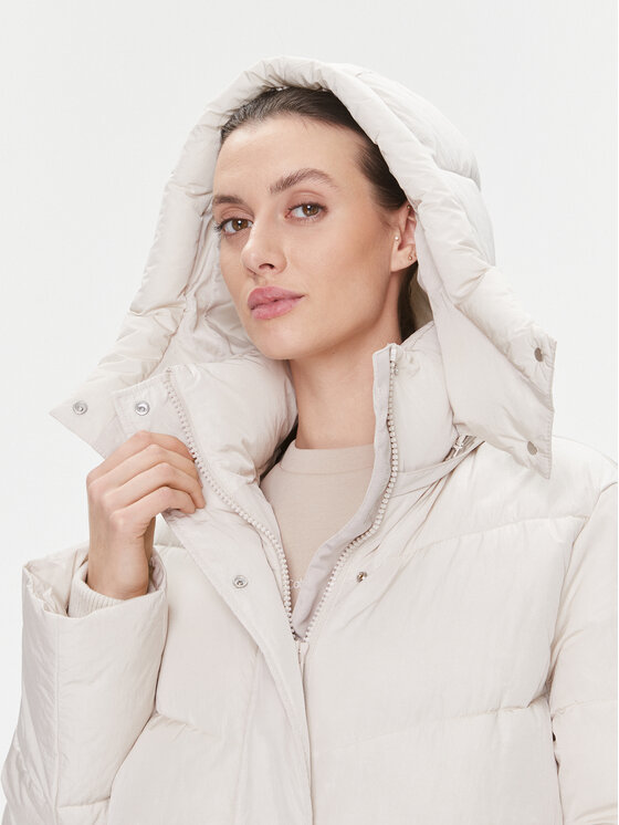 Calvin Klein Calvin Klein Zimné bundy Modern K20K205948 Écru Relaxed Fit