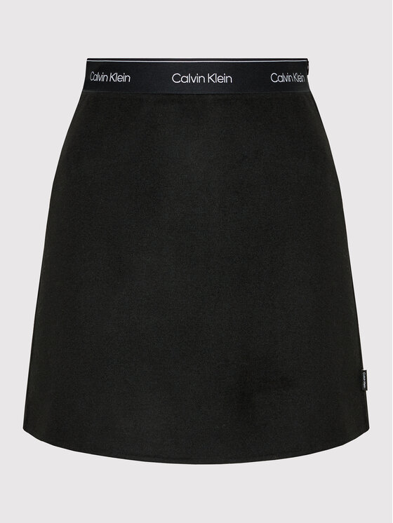 Calvin Klein Calvin Klein Fustă mini K20K203185 Negru Regular Fit