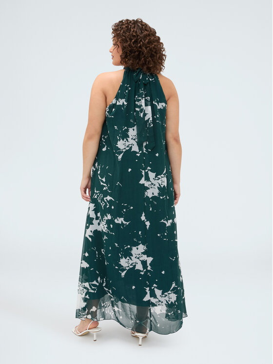 Fiorella Rubino Fiorella Rubino Sukienka wieczorowa 7013T101863N0S5 Zielony A-Line Fit