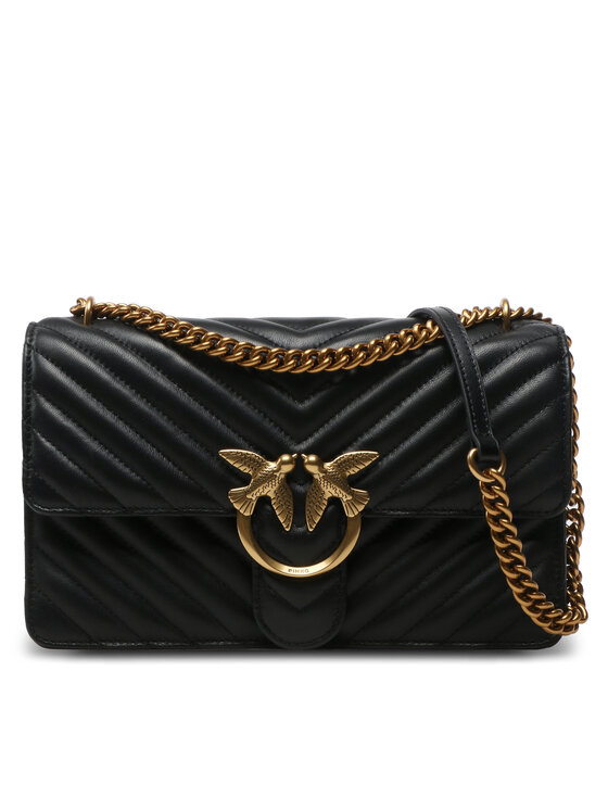 PINKO PINKO Τσάντα Love One Classic Dc. PE 23 PLTT 100941 A0GK Μαύρο