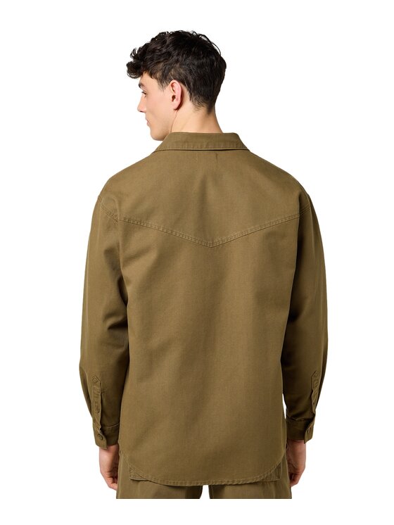 Wrangler Wrangler Koszula 112371550 Brązowy Comfort Fit