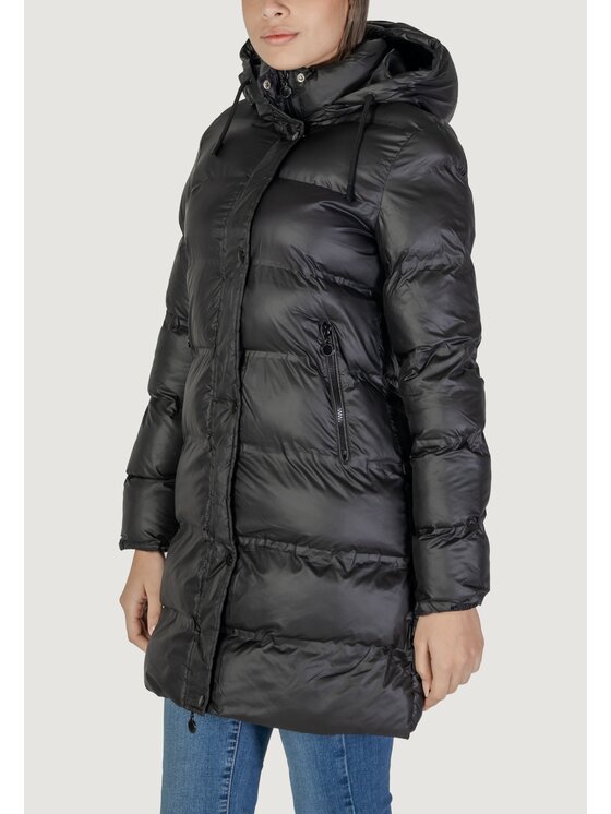 Sandro Ferrone Sandro Ferrone Giubbotto piumino S130YBEELIA Nero Slim Fit