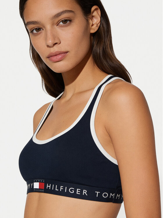 Tommy Hilfiger Tommy Hilfiger Sportinė liemenėlė UW0UW06270 Tamsiai mėlyna