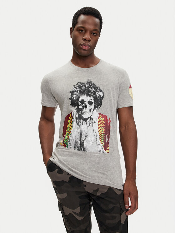 Brave Soul Brave Soul Тишърт MTS-149CAPITOL Сив Regular Fit