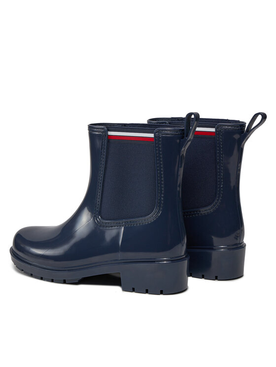 Tommy Hilfiger Tommy Hilfiger Gumicsizma Essential Corporate FW0FW07762 Sötétkék