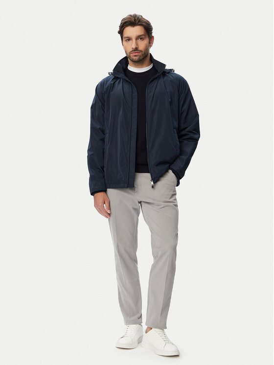 BOSS BOSS Vējjaka Kurtka H-Carlen 50564402 Tumši zils Regular Fit