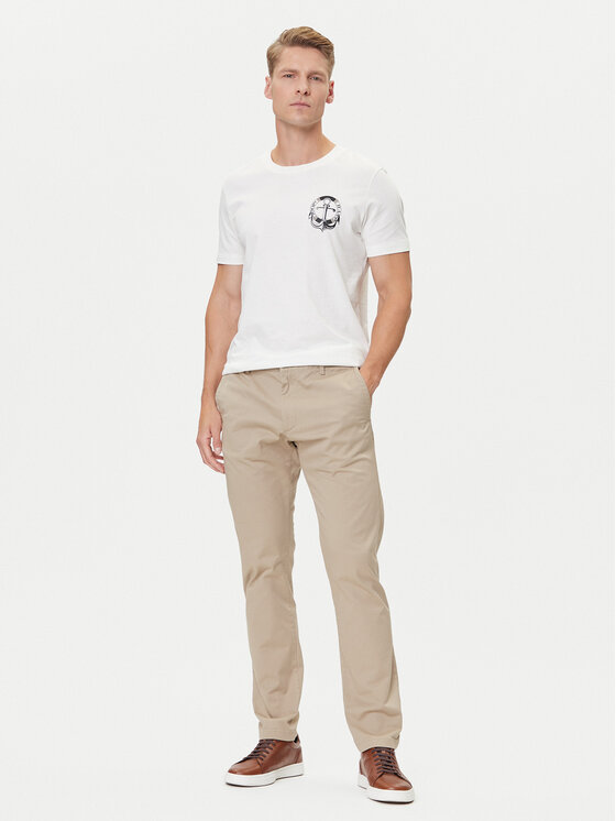 JOOP! Jeans JOOP! Jeans T-Shirt 15 JJJ-28Alidor 30047014 Beżowy Modern Fit