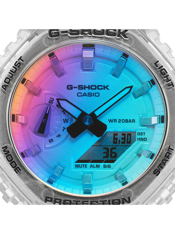 G-Shock Laikrodis GA-2100SRS-7AER Skaidrus | Modivo.lt 