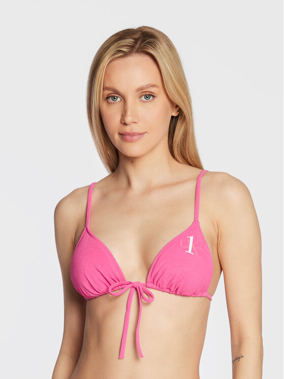 Zdjęcia - Kąpielówki / strój kąpielowy Calvin Klein Swimwear Góra od bikini KW0KW01881 Różowy