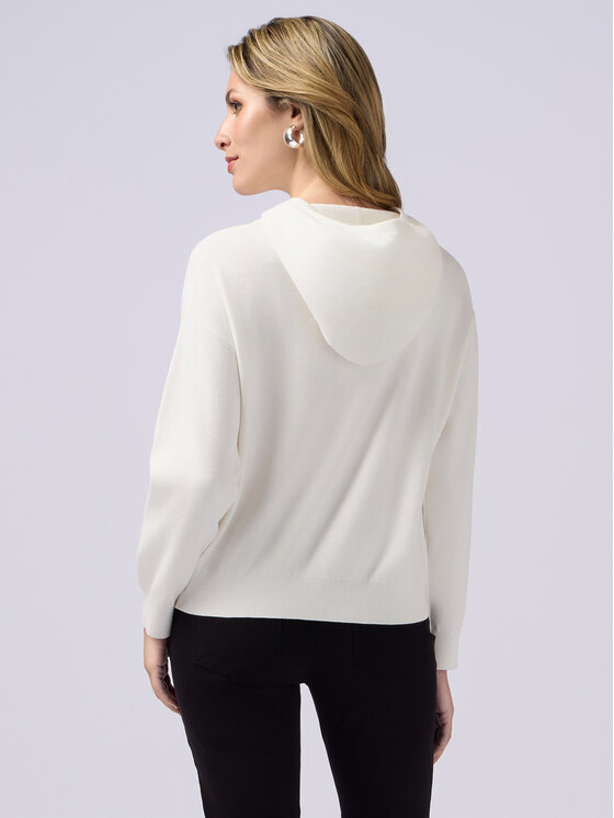 Oltre Oltre Cardigan M083J004809N011 Bianco Regular Fit