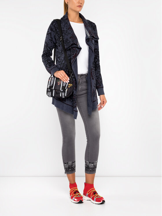 Chapeau Femme Desigual Bleu Marine – Hiver, Taille Unique, Neuf Avec Étiquettes