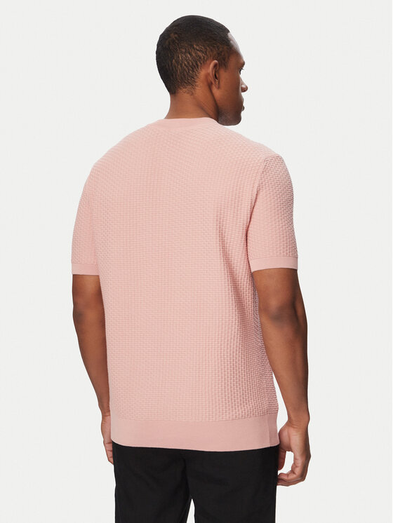 BOSS BOSS T-krekls H-Nilton 50560468 Rozā Regular Fit