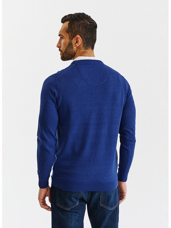 Pako Lorente Pako Lorente Sweter P23SB-2X-001 Niebieski Regular Fit