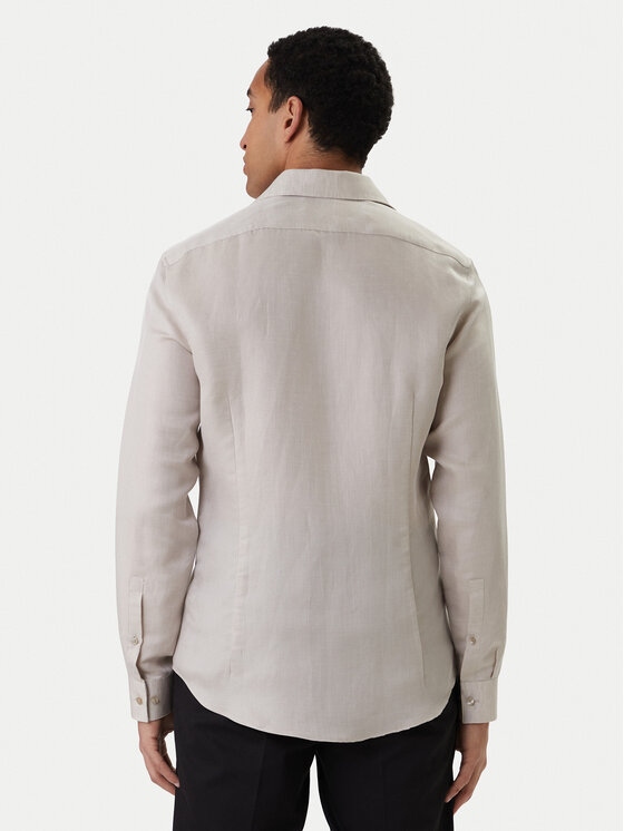 Calvin Klein Calvin Klein Camicia LV019EU121 Beige Regular Fit