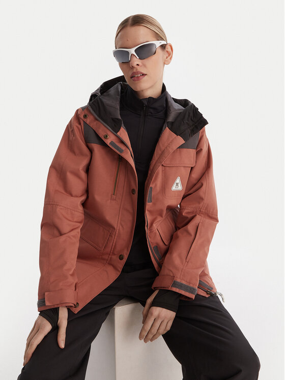 DC Shoes DC Shoes Geacă outdoor Liberate ADJTJ03045 Maro Regular Fit