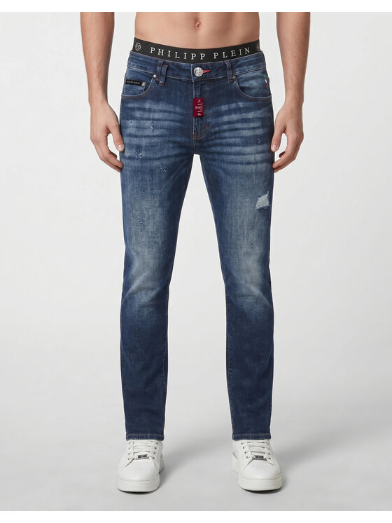 PHILIPP PLEIN PHILIPP PLEIN Jeansy 31788 Niebieski Straight Fit