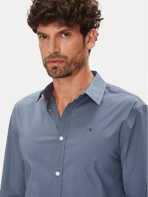 Tommy Jeans Tommy Jeans Cămașă Original DM0DM04405 Albastru Slim Fit