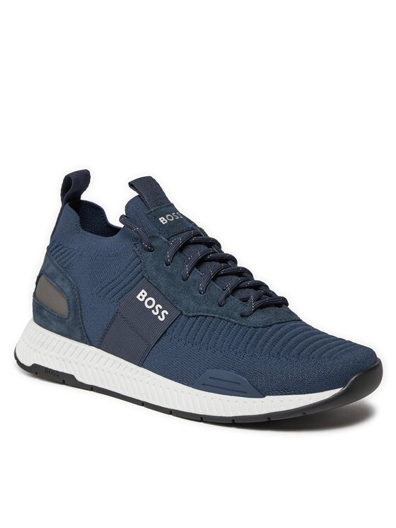BOSS Boss Sneakersy Titanium Runn 50498245 Niebieski