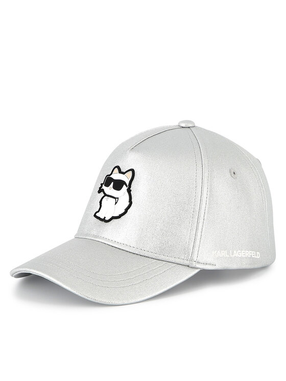 KARL LAGERFELD KARL LAGERFELD Шапка с козирка Z30392 Сив