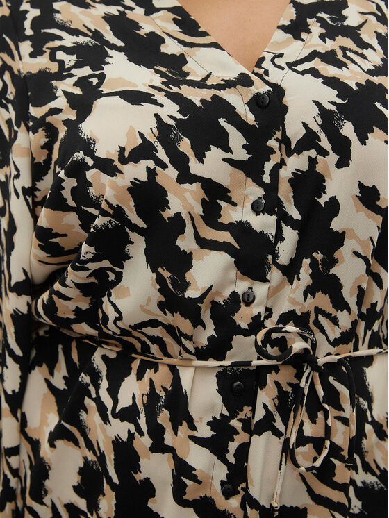 Vero Moda Curve Vero Moda Curve Košilové šaty Nora 10294730 Barevná Regular Fit