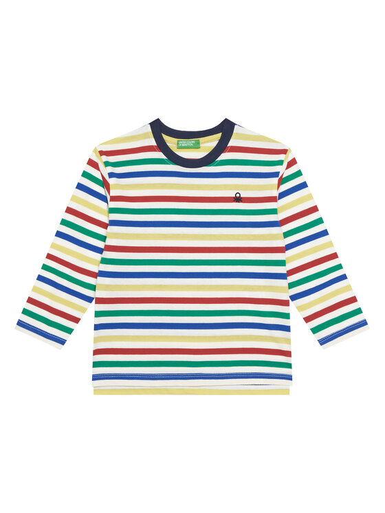 United Colors Of Benetton Bluzka 3FNLG10K9 Kolorowy Regular Fit