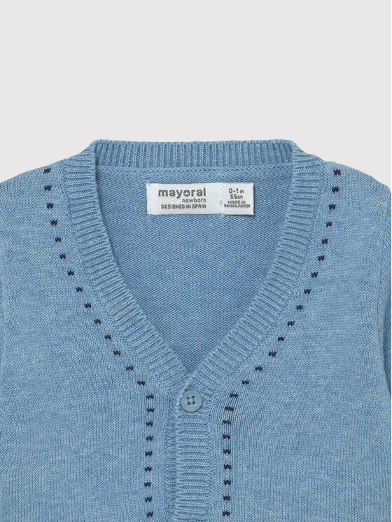 Cardigan 1334 Blu Regular Fit
