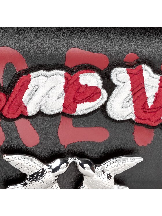 PINKO Pinko Torbica Love Me Tender Forever Tracolla PE 18 PLTT 1P2134 Y4JB Crna