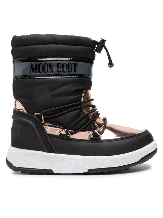 Moon Boot Moon Boot Μπότες Χιονιού W.E. Jr Girl Soft Wp 34051700001 Μαύρο