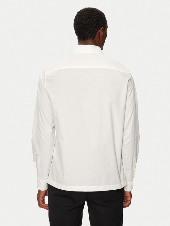 Armani Exchange Armani Exchange Camicia 6DZC21 ZN2VZ 1116 Écru Slim Fit