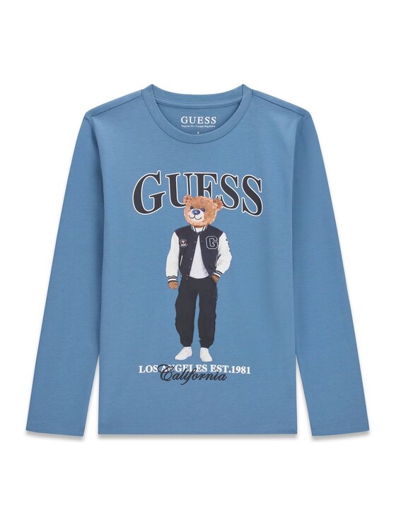 Guess Guess Blusa L6BI11 K5732 Blu Regular Fit