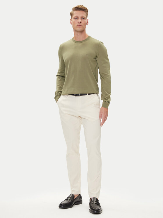 BOSS BOSS Pullover Botto-L 50476364 Grün Regular Fit